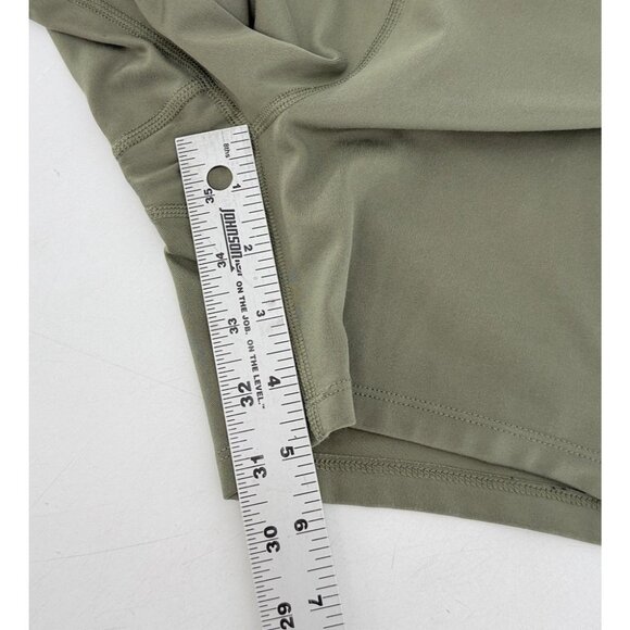 All In Motion‎ Green Ultra High Rise Bike Pull On Shorts Size Large Comfort - Picture 5 of 7